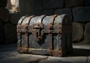 Iron Bound Treasure Chest