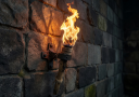 Glowing Wall Torch